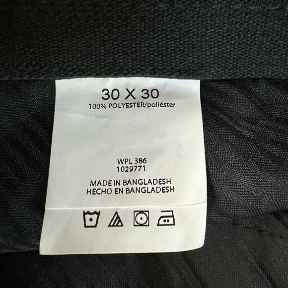 Mens Pants HAGGAR H26 Grey Slim Fit Super Flex Waistband Performance Dress Pants - Picture 9 of 10